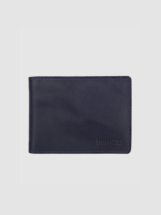 Navy Clamp Wallet